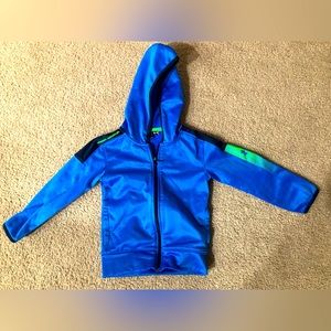 Under Armour: Youth, blue zip-up, hoodie sweatshirt [SIZE 4]